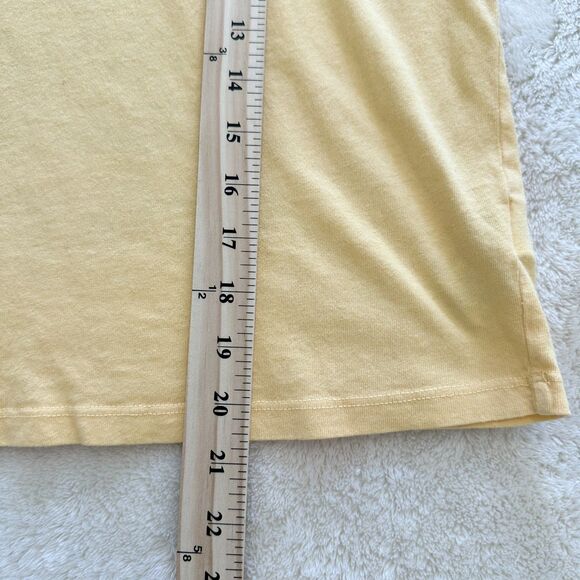 Mother Tank Women's Size S Yellow Blue "El Sol" The Sun 100% Cotton - Picture 8 of 8